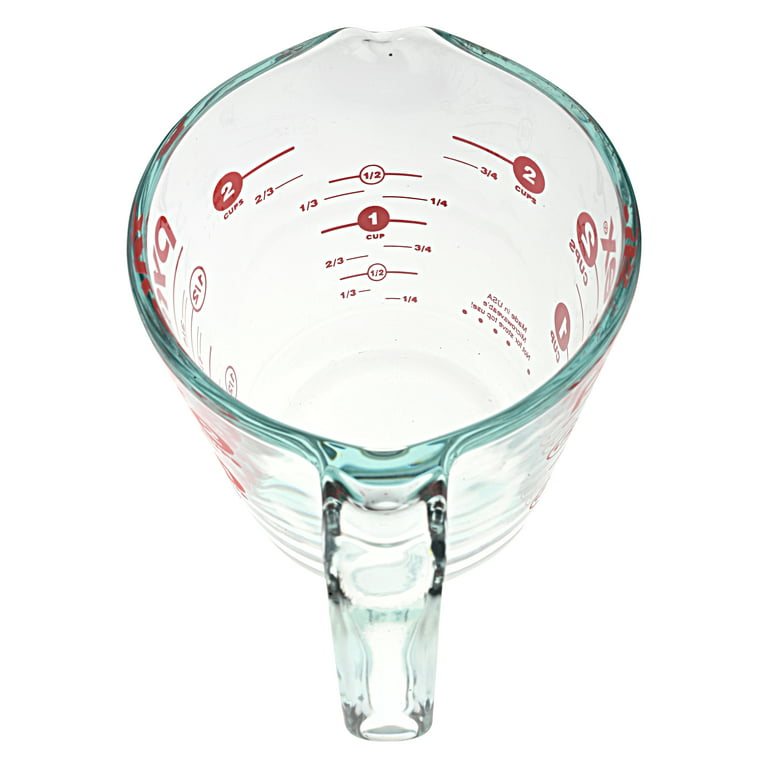 Pyrex 2 Cup Measuring Cup with Red Lid 