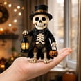 thumbnail image 4 of Halloween Lighted Monster Lantern Resin Craft Decoration, Spooky Tabletop Lamp for Home, Mantel, Halloween Party Indoor Decor, 4 of 7