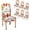 Autumn Leaves-19, variant on Christmas Decoration Chair Covers Living Room Chair Cover Merry Christmas Red Poinsettia Wreath Snowflake Spandex Stretch Washable Chair Protectors Christmas Chair Covers Set of 4