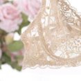 thumbnail image 4 of LYEAA Lace Bras for Women Underwire Push Up Bras Supportive Lightweight Breathable Soft Comfortable Everyday Bra Beige 36, 4 of 5