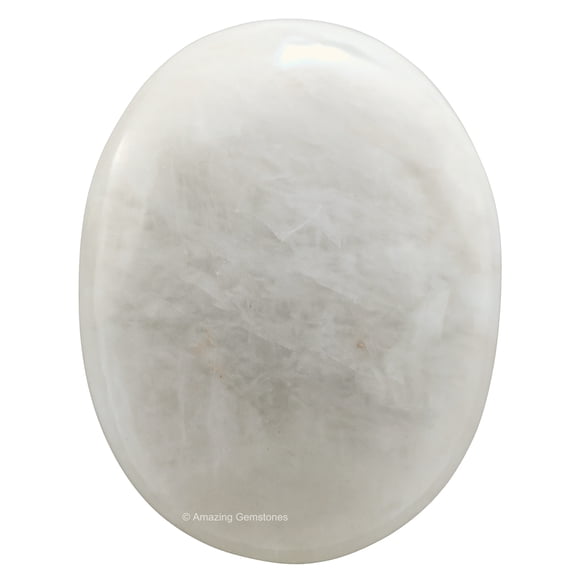 Snow Quartz Crystals & Healing Stones - Large Palm Stone Crystals Piedra