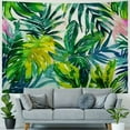 thumbnail image 4 of Creowell  Tapestry Palm Tapestry Palm Tree Leaves Wall Tapestry Watercolor Leaf Print Tapestry Green Tropical Leaves Wall Hanging Banana Leaves Tapestry for Living Room 60x50inch, 4 of 6