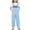 Blue, variant on Girls Jumpsuits Overalls Red with Pockets Girls Summer Outfits Preppy Clothes 7-8 Years Girls Fashion