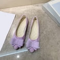 thumbnail image 5 of Women's Pointed Toe Knit Mary Jane Ballet Flats for Office Casual Wear Stretchy Dressy Slip-On Shoes with Arch Support, 5 of 7