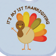 thumbnail image 4 of Inktastic It's My 1st Thanksgiving Boys or Girls Baby Bib, 4 of 4