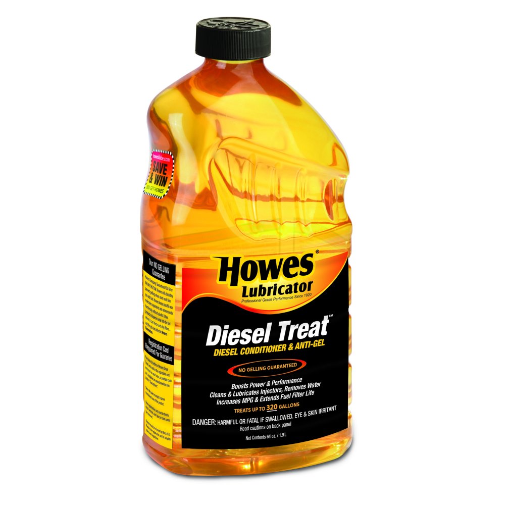 HOWES LUBRICANTS 103060 Diesel Fuel Additive,Amber,64 oz. G5573289