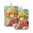 thumbnail image 7 of Yayeee Pot Holders Kitchen Heat Resistant with Pocket 7"x9.8" Cotton Oven Cooking Hot Pads, Vibrant Tomatoes, 7 of 7