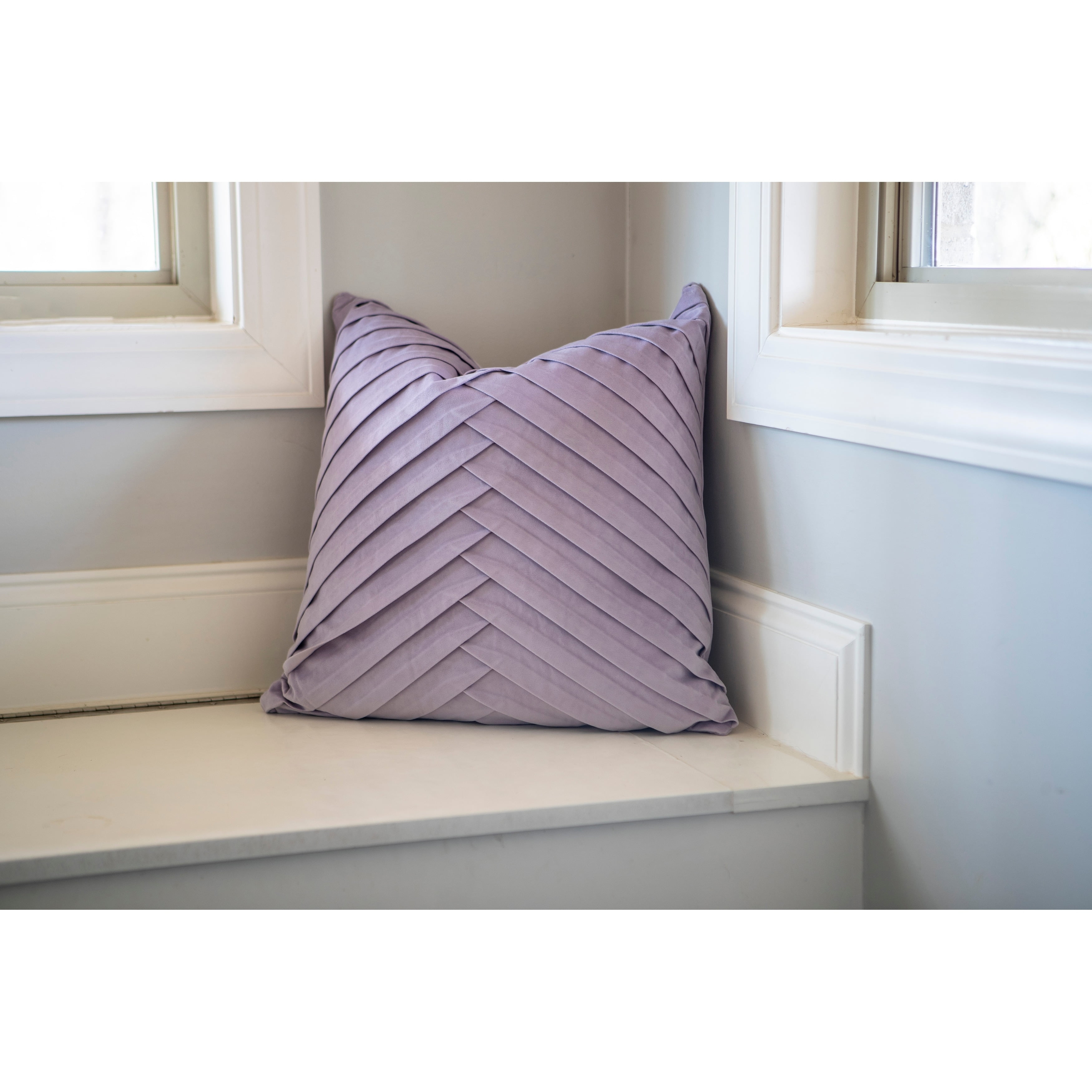 James pleated velvet pillow Clearance