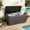 Dark Brown, variant on Uforic 134 Gallon Large Outdoor Deck Box, Waterproof Resin Storage Box with Lockable Lid, 2-Person Patio Bench Seat for Furniture Cushions, Garden Tools and Pool Accessories, Dark Gray