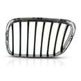 thumbnail image 4 of For BMW X5 2000 2001 2002 2003 Grille Passenger Side | Chrome/Black | BM1200153 | 51138402646, 4 of 8