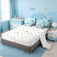 thumbnail image 3 of Erosebridal Ocean Style Kids 7-Piece Twin Bedding Sets,Cartoon Animal Monogrammed K Bedding Comforter Set For Kids,Reversible, 3 of 7