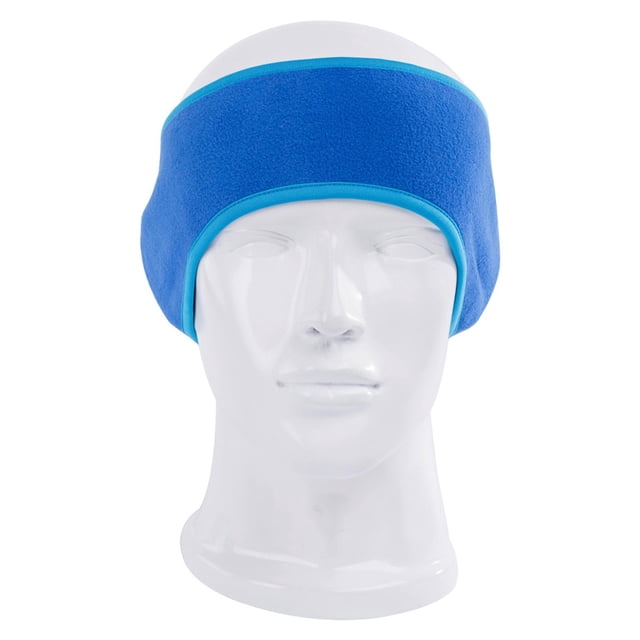Oído más caliente cinta para cabeza invierno de cubierta de oreja de vellón cálido y suave frío Muffs de oreja para , - Azul BLESIY Diademas con calentador de orejas de vellón