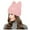 Pink, variant on Women's Knit Crochet Cute Furry Cat Hat with Ear - Slouchy Wool Winter Warm Cap for Comfort