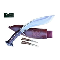 10" Iraqi Official Issued Genuine Kukri/Khukuri Knives Red Sheath GK&CO. Kukri In Nepal