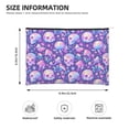 thumbnail image 3 of Cauagu colorful mushroom Skull rainbow for Tyvek Makeup Bag,Reusable Travel Cosmetic Bag Women Organizer Toiletry Bag Birthday,Gifts for Women Girlfriend Mom Teacher 6.5’’*8.9’’, 3 of 7