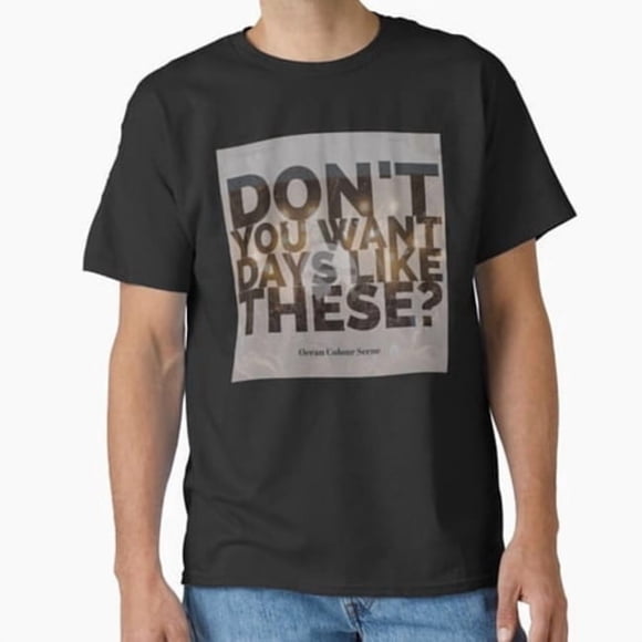 Ocean Colour Scene Graphic Lyrics Britpop Rock Music Fan Art Unisex T-Shirt, sizes up to 3XL