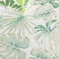 thumbnail image 6 of SAFAVIEH Courtyard Jaylen Botanical Indoor/Outdoor Area Rug, Ivory/Green, 6'7" x 6'7" Round, 6 of 11
