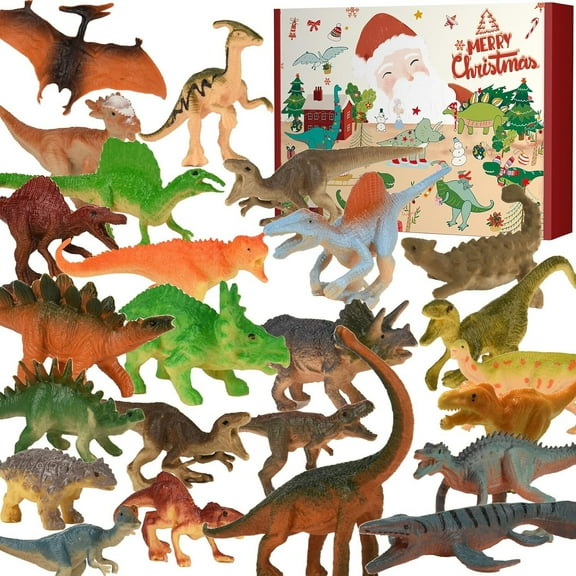 2025 Dinosaur Advent Calendar | New Year Countdown Surprise Calendar | Animal Toy Blind Box | Birthday Gift