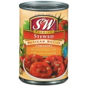 S&W Mexican Recipe Canned Stewed Tomatoes, 14.5 oz Can