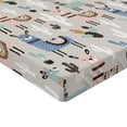thumbnail image 2 of Ambesonne Hipster Fitted Sheet, Llama Cartoon Art, California King, Multicolor, 2 of 3