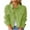 Green, variant on Women's Plus Size Cropped Denim Jackets Button Up Long Sleeve Basic Trendy Trucker Jackets Black 3XL
