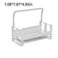 thumbnail image 3 of Kitchen Sink Rack Basin Sponge Storage Holder Aluminum Organizer Dish Plate Bowl Drying Shelf Household Organizing Tray Silver 17cm, 3 of 8