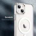 thumbnail image 7 of JETech Magnetic Case for iPhone 13 Mini 5.4-Inch Compatible with MagSafe Wireless Charging, Shockproof Phone Bumper Cover, Anti-Scratch Clear Back (Clear), 7 of 7