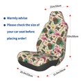 thumbnail image 3 of Balery Tropical Mask Flamingo Funda de Asiento para Auto con Diseño - Cubierta Frontal Suave y Transpirable con Protector Antideslizante- 1 Unidad, 3 of 5