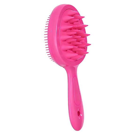 2-in-1 Scalp Massager Shampoo Brush, Wet and Dry Scalp Massager Bath Hair Brushes with Soft Silicone Bristles, Shower Hair Scalps Massagers