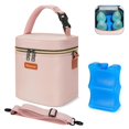 thumbnail image 1 of Bolsa enfriadora para biberones Mancro 22x17x22 cm 4x270 ml Rosa, 1 of 6