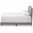thumbnail image 3 of Bowery Hill Fabric Tufted Full Bed in Light Grey, 3 of 8