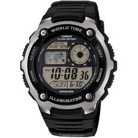 Casio Men's World Time Sport Watches AE2100W-1AV