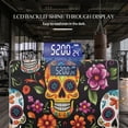 thumbnail image 3 of High Precision Body Weight Scale Smart Bathroom Scales with Large LCD Display(400lbs),Decorative for Bedroom-Colorful Skulls And Flowers, 3 of 4