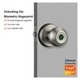 thumbnail image 3 of Door Lock, Fingerprint lock for Tuya smart lock Keyless entry Biometric Fingerprint Type-C and mechanical key unlock ,Easy to Install, 3 of 6