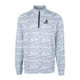 thumbnail image 2 of Men's Cutter & Buck Charcoal Springfield Cardinals Traverse Camo Print Stretch Quarter-Zip Pullover Top, 2 of 3