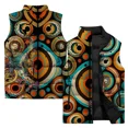 thumbnail image 3 of Chaleco frío cómodo y cálido para hombre, moderno y versátil, elegante chaleco estampado, ropa deportiva de ocio para hombre, chalecos para hombre, geniales, 3 of 5