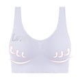 thumbnail image 4 of ylioge S-4X Womens Plus Size Sports Bras No Underwire Support Tshirt Bralettes Stretchy Pullover Push Up Breathable Full-Coverage Yoga Underwear Bra, 4 of 6