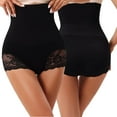 thumbnail image 2 of Kmdttou Clearance Under 10$!Women's High Waisted Lace Body Shaper Shorts Shapewear For Panties (Available in Plus Size), 2 of 8