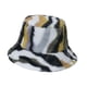 thumbnail image 2 of Gorro de pescador de felpa suave, gorros de pescador para adultos femeninos, gorros de invierno de otoño a prueba de viento, gorro cálido para acampar EstiloC Macarena Sombrero de copa, 2 of 8