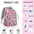thumbnail image 6 of Butterfly Themed Bookbag for Women - Lightweight Backpack with Large Capacity, Padded Straps, Perfect for Commuting, 6 of 6