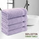 thumbnail image 2 of Juego de toallas de mano American Veteran Towel 100% algodón x4 lila, 2 of 5