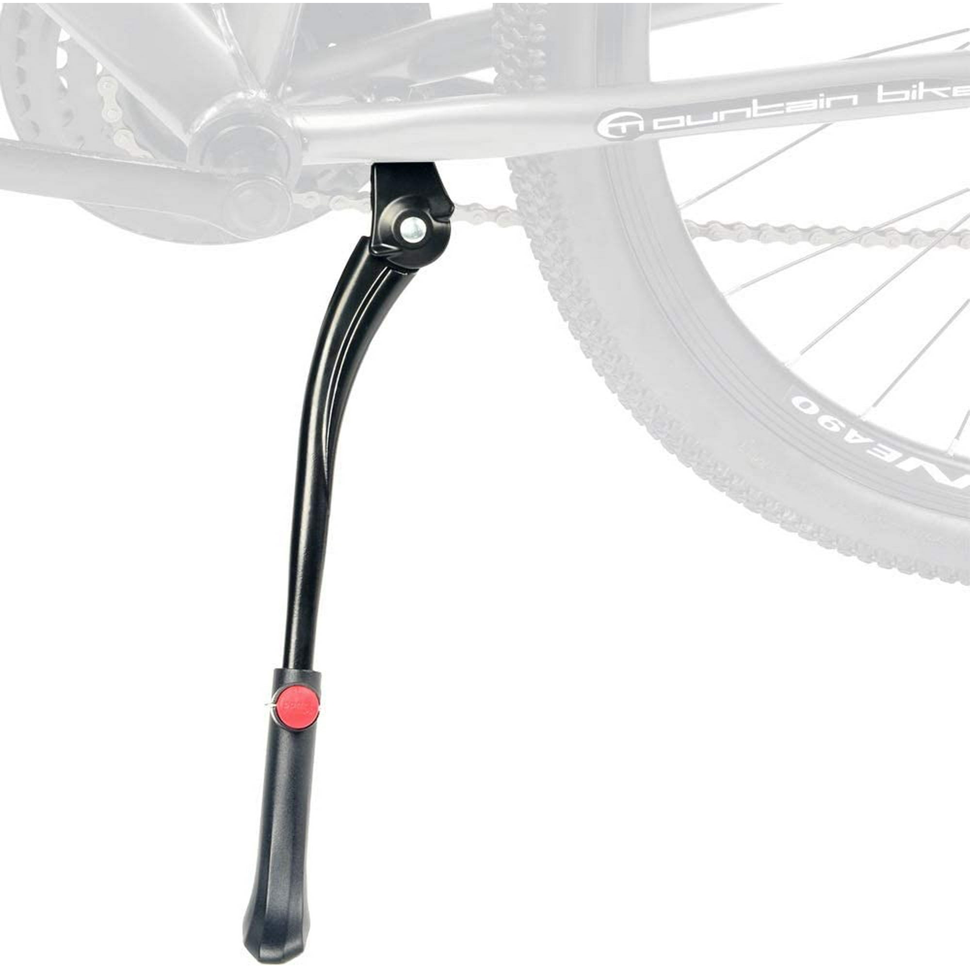 Béquille de vélo, support de vélo réglable en alliage d'aluminium avec pied  en caoutchouc antidérapant