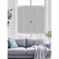 thumbnail image 4 of Reusable Static Cling Window Tints, Grey Window Privacy Film Frosted, Farmhouse Solid Gray Color Modern Art Heat Control Windows Films for Offices, Balcony, 29.5 x 118 Inches, 4 of 9