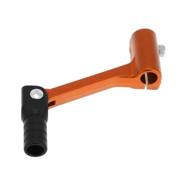 Folding Motorcycle Gear Shifter Lever for Bosuer Cheetah Aluminum Alloy Pedal Shift Lever Arm Orange Lever Black Head