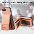 thumbnail image 5 of Dteck for iPhone 16e Case Wallet with Card Holder, RFID Blocking Credit Slots Kickstand Shockproof Phone Cover for Women Men,Pink, 5 of 9