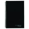 Cambridge Limited Wirebound Business Notebook, Legal Ruled, 5" x 8", 80 Sheets, Gray