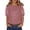 Pink, variant on Laqbezok Women's Shiny Sequin Short Sleeve Top, Pullover Puff Sleeve Patchwork Blouse, Casual Sparkly Party Outfit