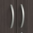 thumbnail image 6 of Hybrid Tall 5 Shelf Bookcase with Doors in Storm Gray - Engineered Wood, 6 of 8