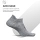 thumbnail image 3 of Calcetines Feetures Ultra Light No Show Tobillo, talla S, gris claro, 3 of 7