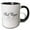 Black/White, variant on 3drose, American Cities. Fort Wayne, Indiana. Black Elegant Text on White, 11oz Mug